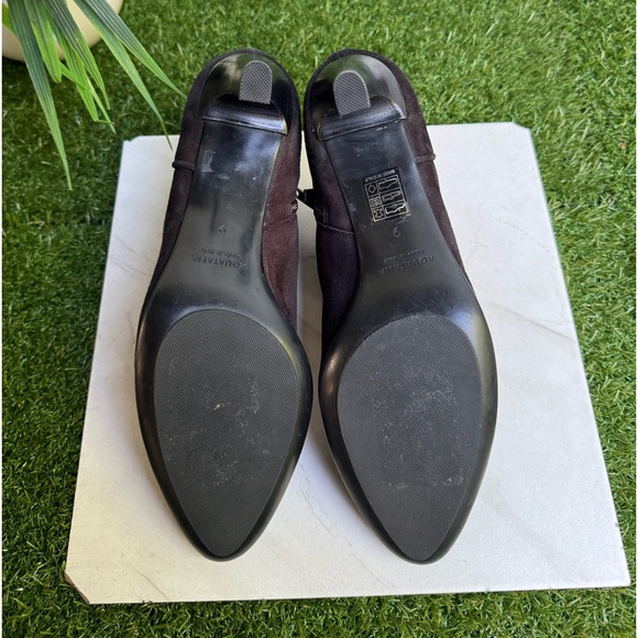 AQUATALIA  Dona Black Suede Ankle Boot size 9 - Picture 7 of 9